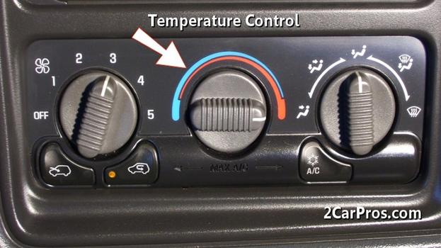 temperature control panel