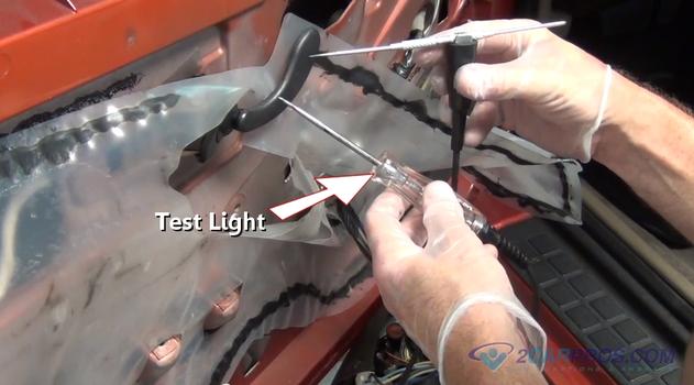 test light ground curciut probe