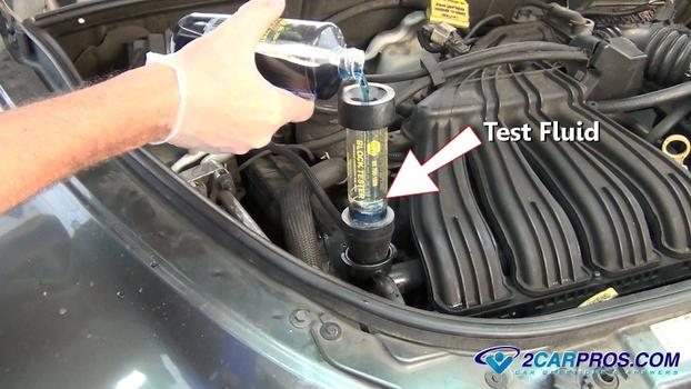 chemical tester installed