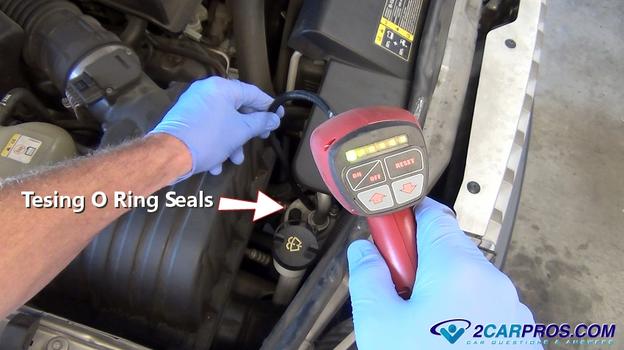 testing O ring seals for leaks