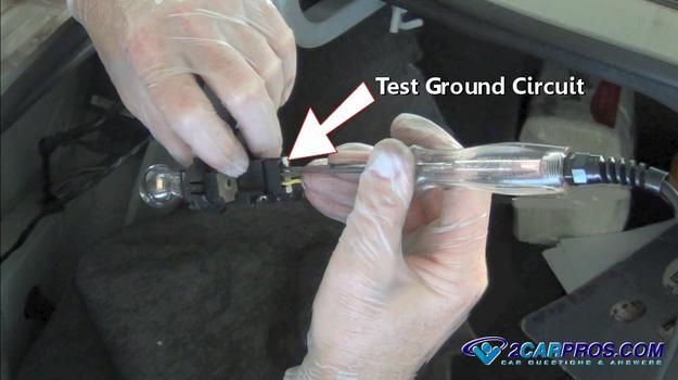 testing dim light ground