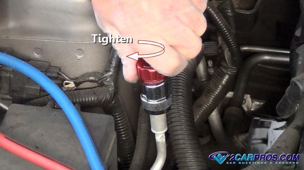 tighen ac fitting