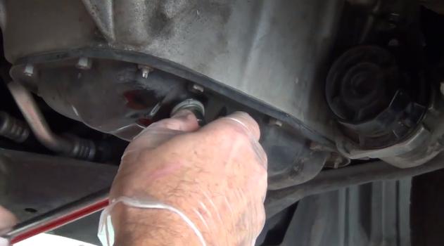 tighten oil drain plug