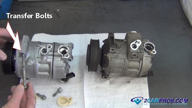 transfer compressor bolts