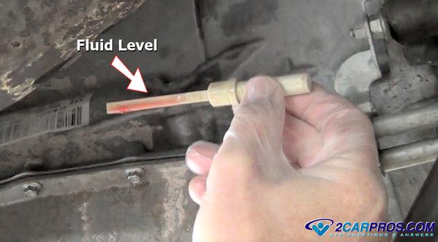 transmission fluid level