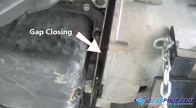 transmission gap closing