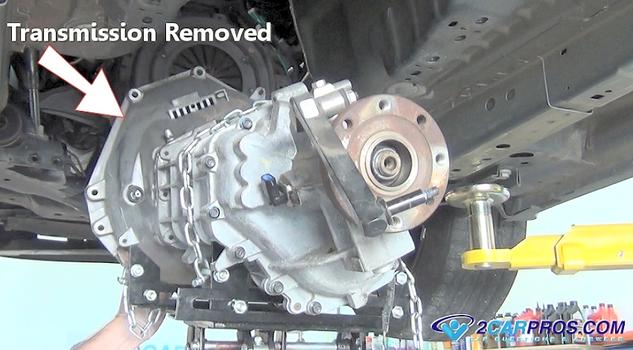 transmission removed