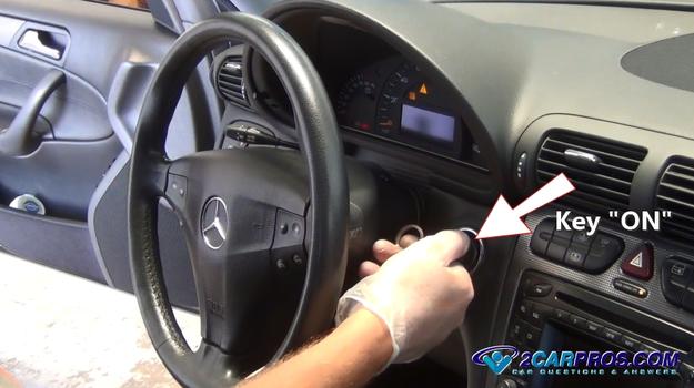 turn ignition switch on