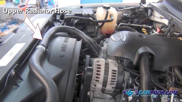 upper radiator hose