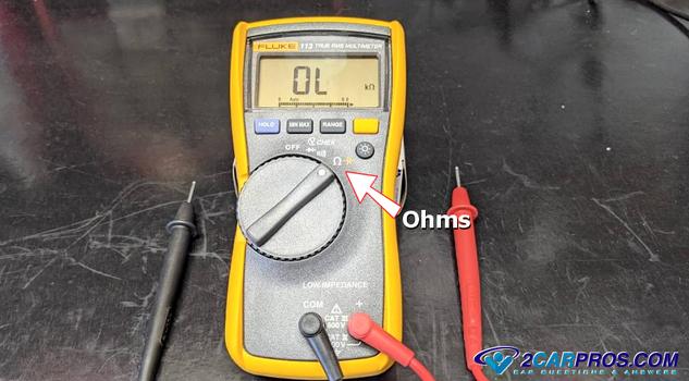 voltmeter ohms