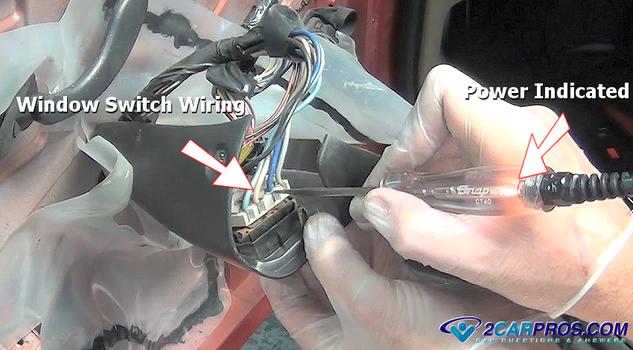 window switch test light