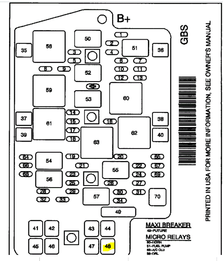2002 buick rendezvous cigarette lighter fuse 2003 location 2003 Buick Rendezvous Fuse Box Info | Fuses | Location | Diagrams Fuses - 2002 Buick Rendezvous